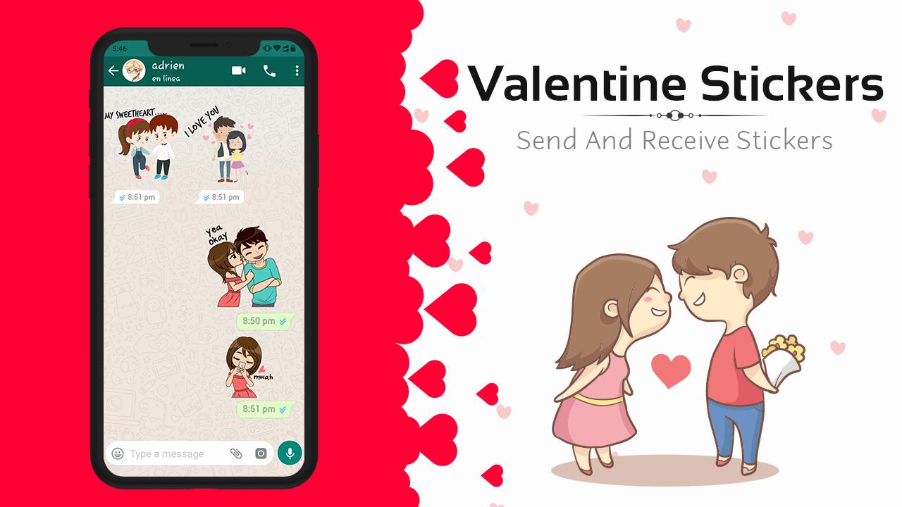 Valentines Stickers For Whatsapp Wastickerapps For Android Apk