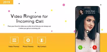 Video Ringtone for Incoming Call: Video Caller ID