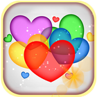 Love Heart Stickers ikona