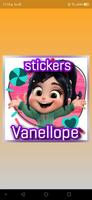 Vanellope stickers para WhatsApp poster