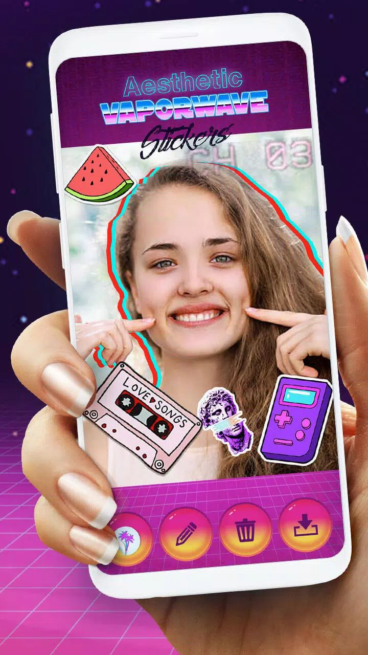 Vaporwave Aesthetic: Vaporwave Stickers APK for Android Download