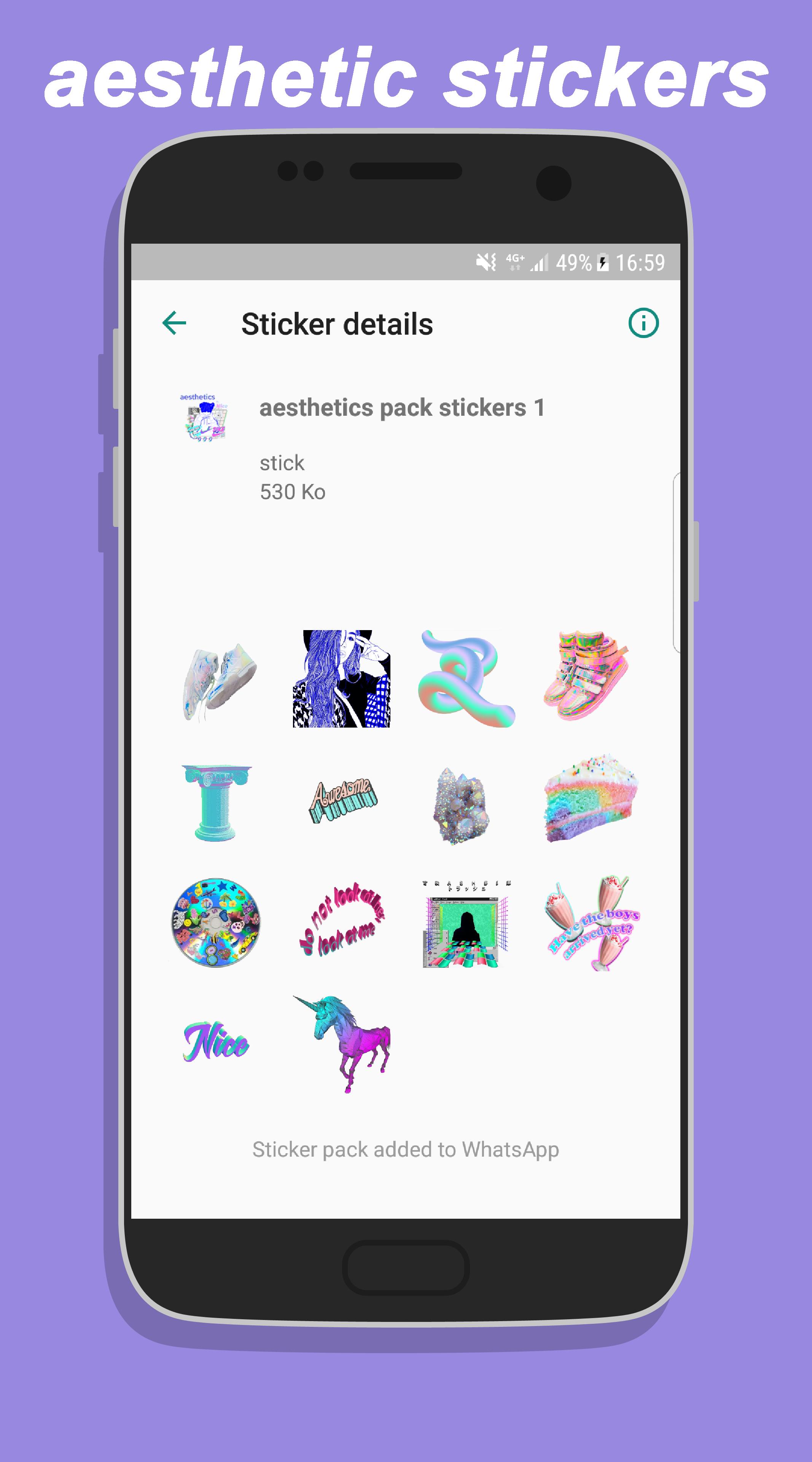 Vaporwave Aesthetic Stickers For Android Apk Download