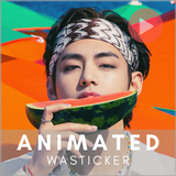 V BTS Animated WASticker icône
