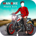 Man Moto Photo Suit आइकन