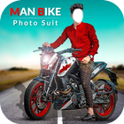 Man Moto Photo Suit 아이콘