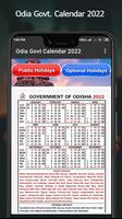 Odia GOVT. Calendar 2022 Screenshot 2