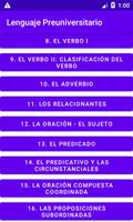 Lenguaje Preuniversitario screenshot 1