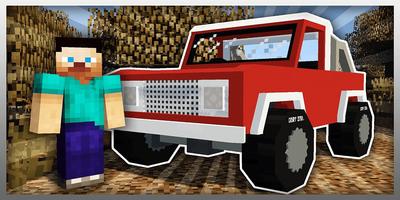 Mod Vehicles Cars for MCPE Affiche