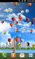Hot Air Balloon Live Wallpaper पोस्टर