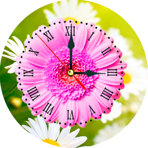 Daisy Clock Live Wallpaper