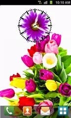Baixar Flower Clock Live Wallpaper APK
