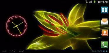 Fractal Flower Clock