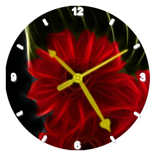 Fractal Flower Clock