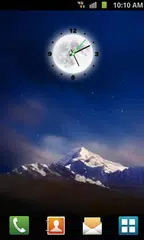 Moon Clock Live Wallpaper APK Herunterladen