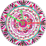 Pongal Rangoli Clock