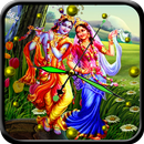 Radha Krishna Analog Clock APK