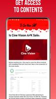 CineVision: live HD V4,V8 Tips captura de pantalla 3