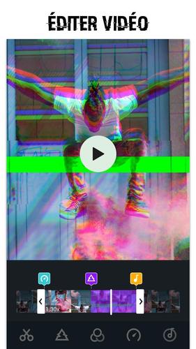  diteur Photo Glitch Montage video  effet  tik tok pour 