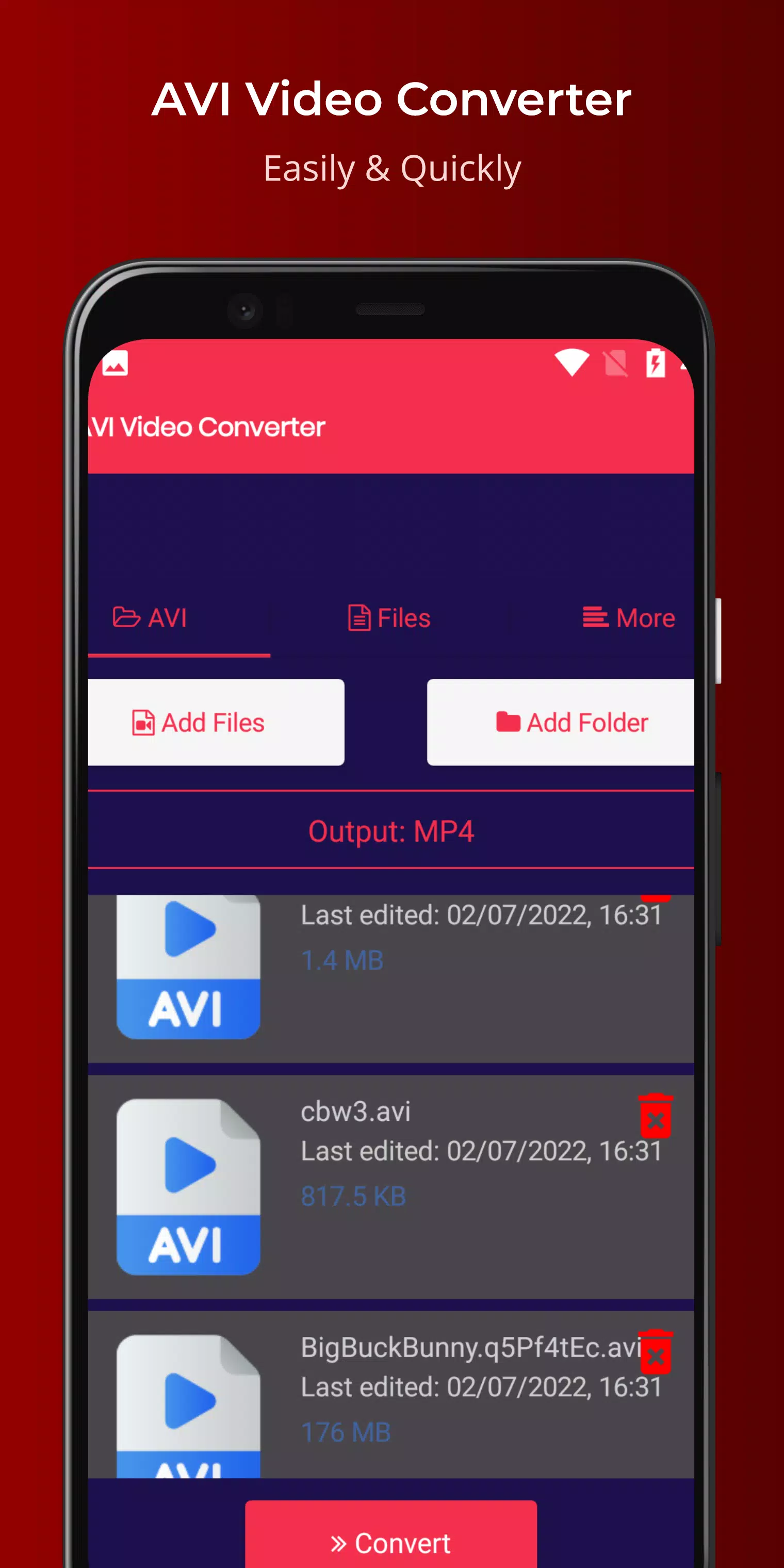 Descarga de APK de AVI to MP4 Converter para Android