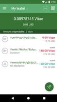 Vitae Wallet تصوير الشاشة 2