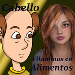 Cabello sano Alimentos anti caída cabello vitamina