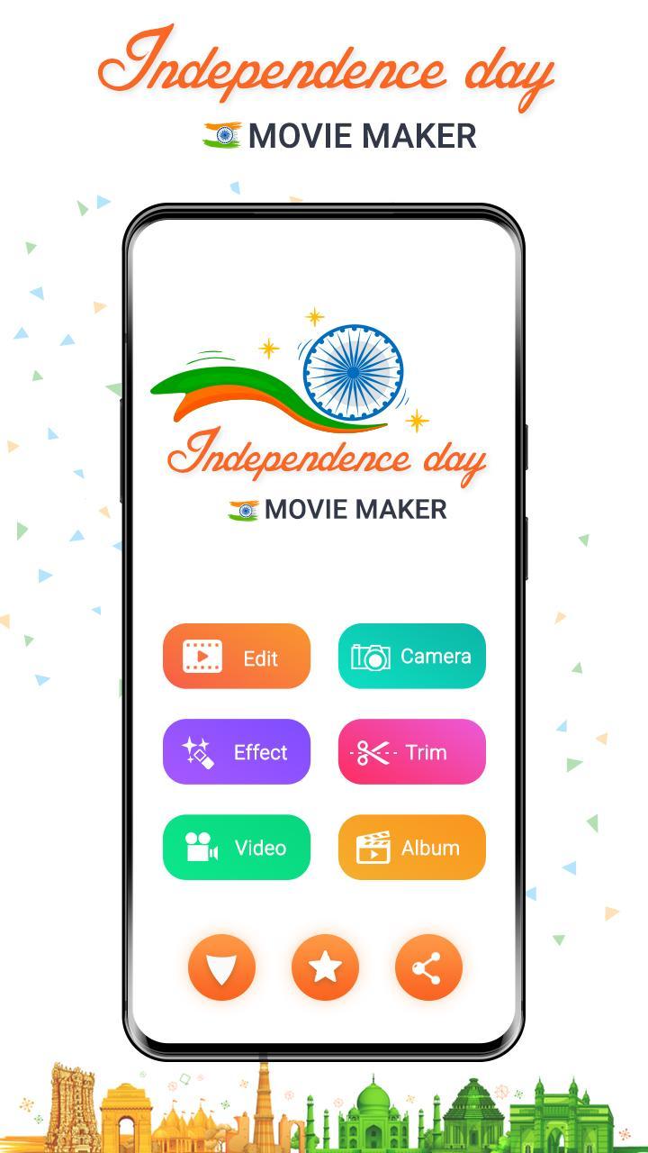 Independence Day Video Maker 15thaug Movie Maker For Android Apk Download