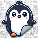 لغز الملصقات - كتاب تلوين