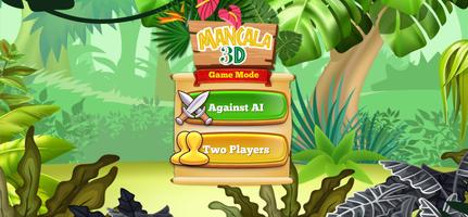 Mancala 3D two players poster