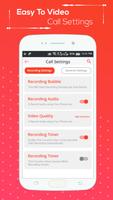 Video Call Recorder - Automatic Call Recorder Free اسکرین شاٹ 1