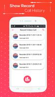 Video Call Recorder - Automatic Call Recorder Free اسکرین شاٹ 2