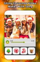 Shiny Christmas Video Maker With Song capture d'écran 2