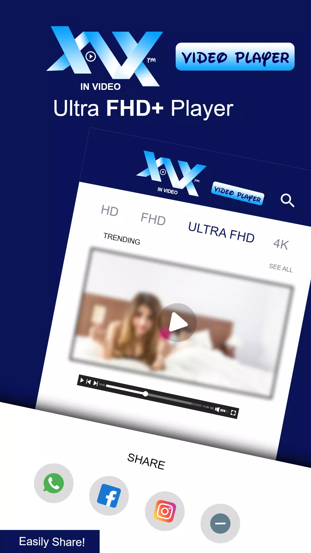 XNX Video Player - Desi Video安卓版应用APK下载 image