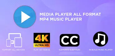 Mp4 Media Player - Mp3 Player, Video Player