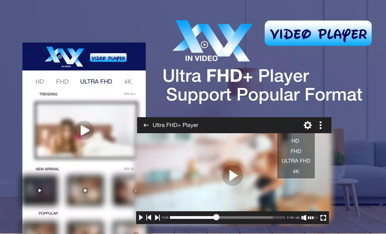 XNX Video Player - Desi Videos MX HD Player安卓版应用APK下载 image