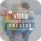 Videostatus en citaten Maker: videostatus 2019-icoon