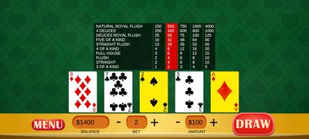 Deuces Wild - Video Poker स्क्रीनशॉट 3