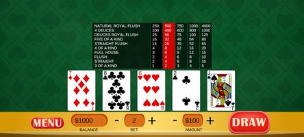 Deuces Wild - Video Poker स्क्रीनशॉट 2