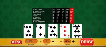 Jacks or Better - Video Poker capture d'écran 1
