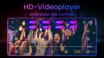Videoplayer alle Formate Plakat