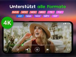 Videoplayer für alle Formate Plakat