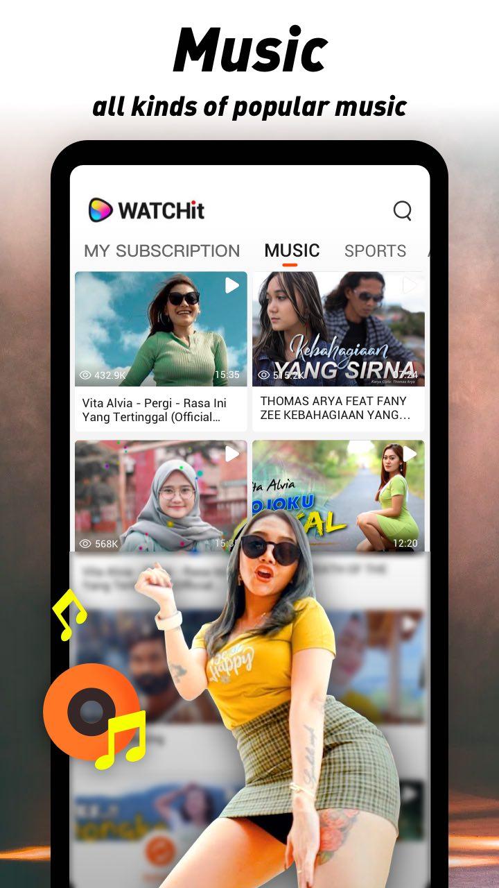 WATCHit–Funny short videos Music Quotes APK pour Android Télécharger