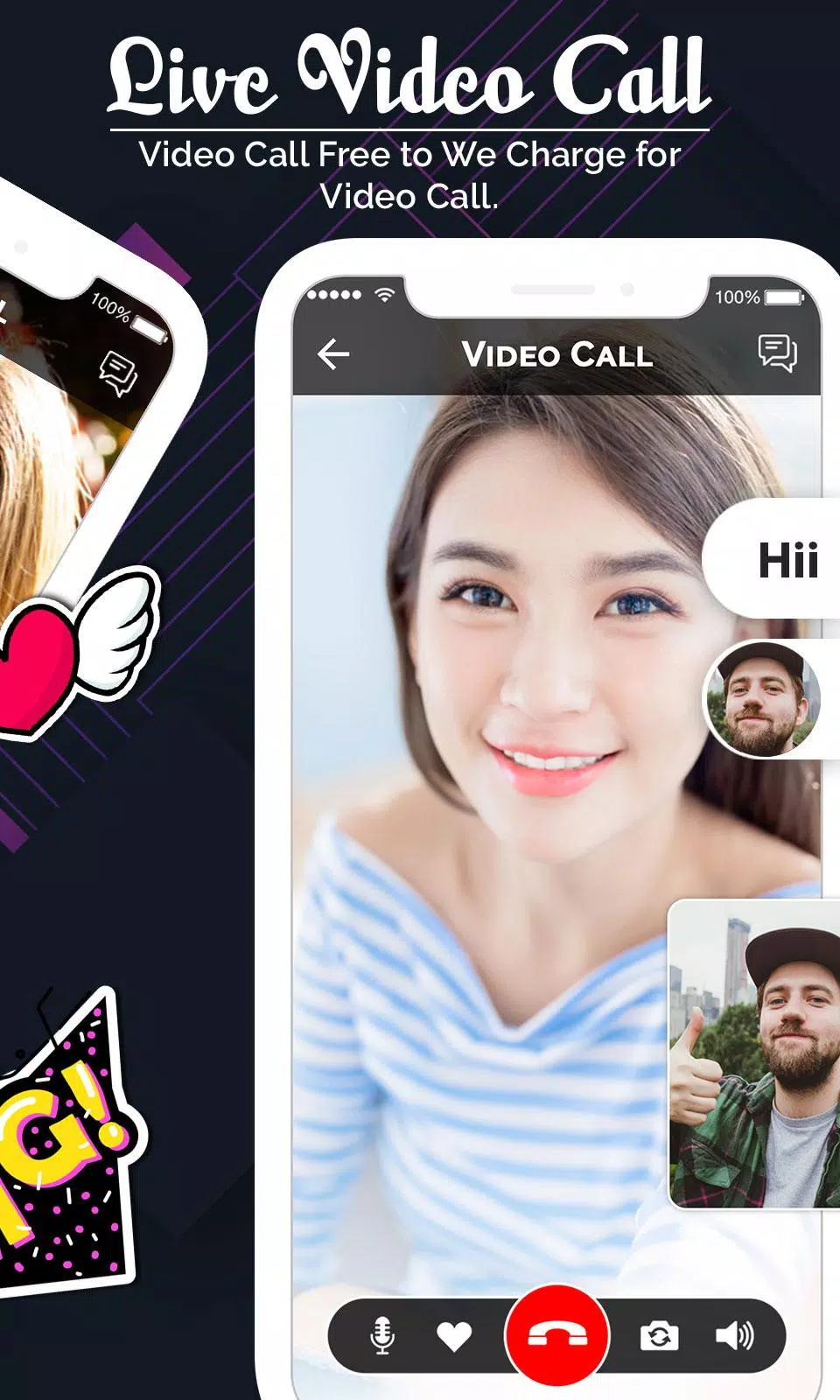 Free live video chat on mobile android phone