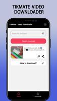 Tikmate: TT Video Downloader Affiche