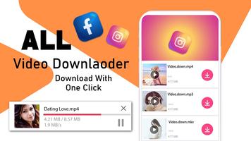 Video Downloader All - Tube Downloader HD Free Affiche