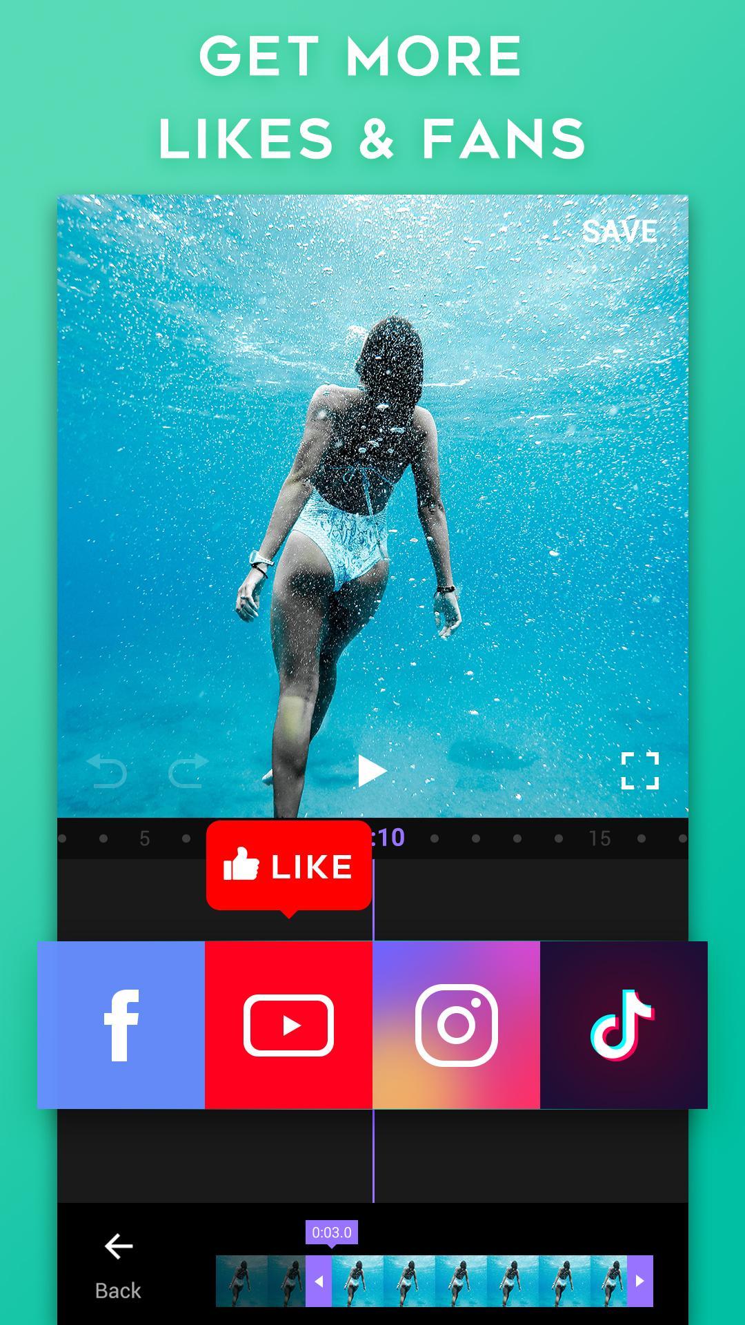 Isquad Video Editor Pro Music Crop Movie Maker For
