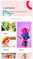 Love Heart Effect Video Maker - GIF, Animation Affiche