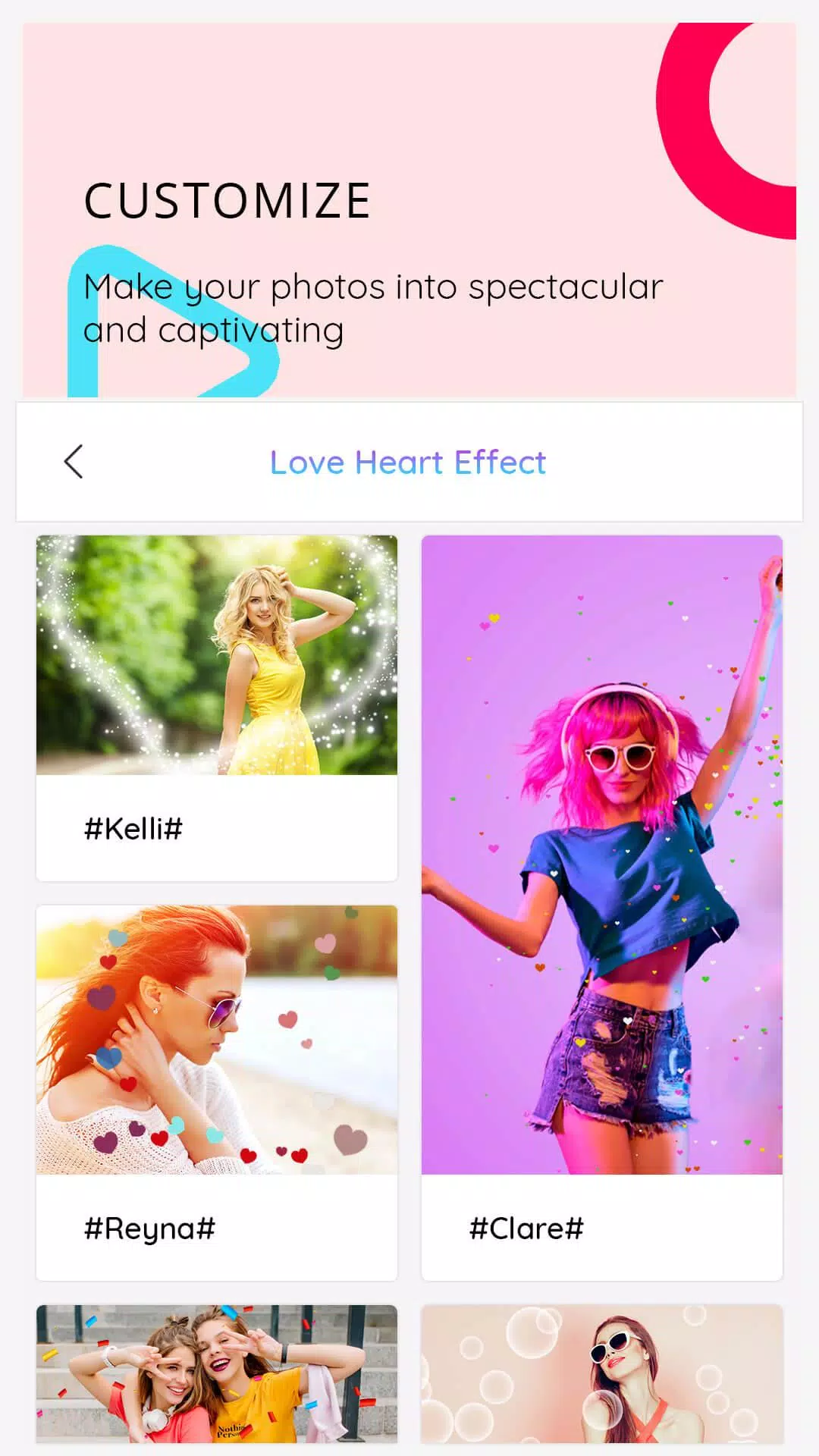 Love Heart Effect Video Maker - GIF, Animation APK for Android Download