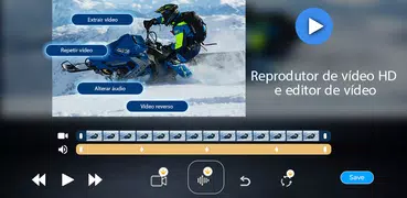 Reprodutor e editor de vídeoHD