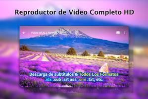 Reproductor de Vídeo Completo  captura de pantalla 1