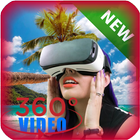 Videos 360 vr virtual reality icon